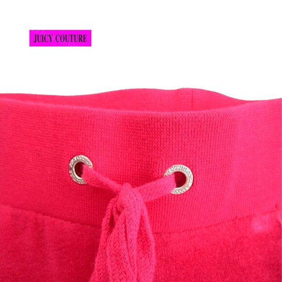 JUICY COUTURE NEW Y2K MAR VISTA SANGRIA Velour Drawstring Flare Jogger L - Picture 7 of 11